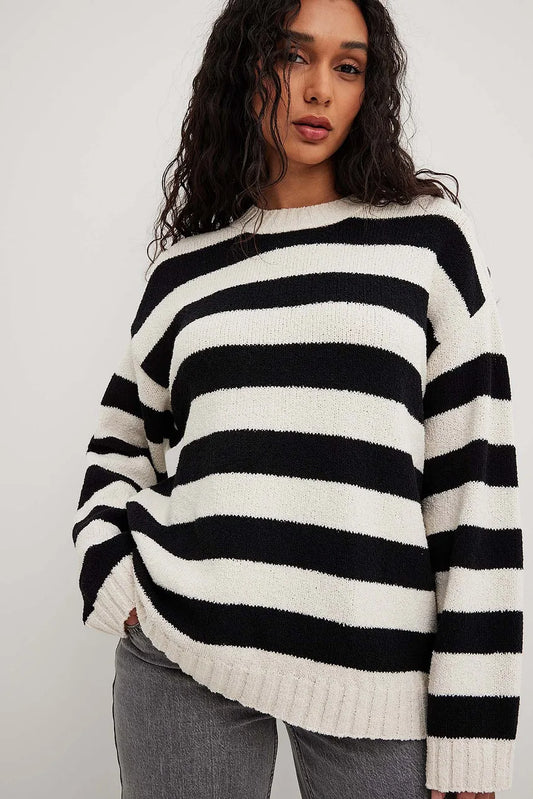 Pull maille oversize